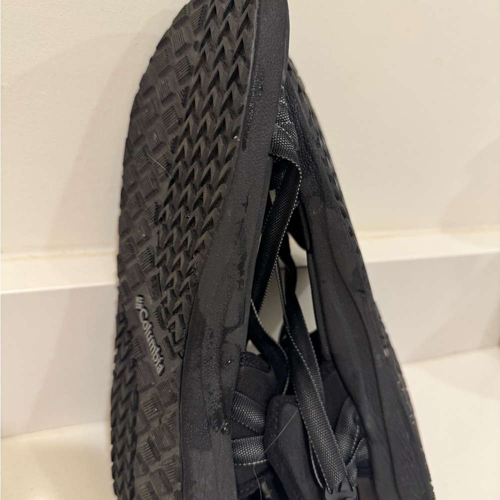 Columbia Black Sport Sandals With Velcro Straps View 5